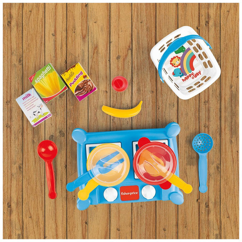 Afbeelding laden in galerijviewer, Dolu fisher price fornuis speelset