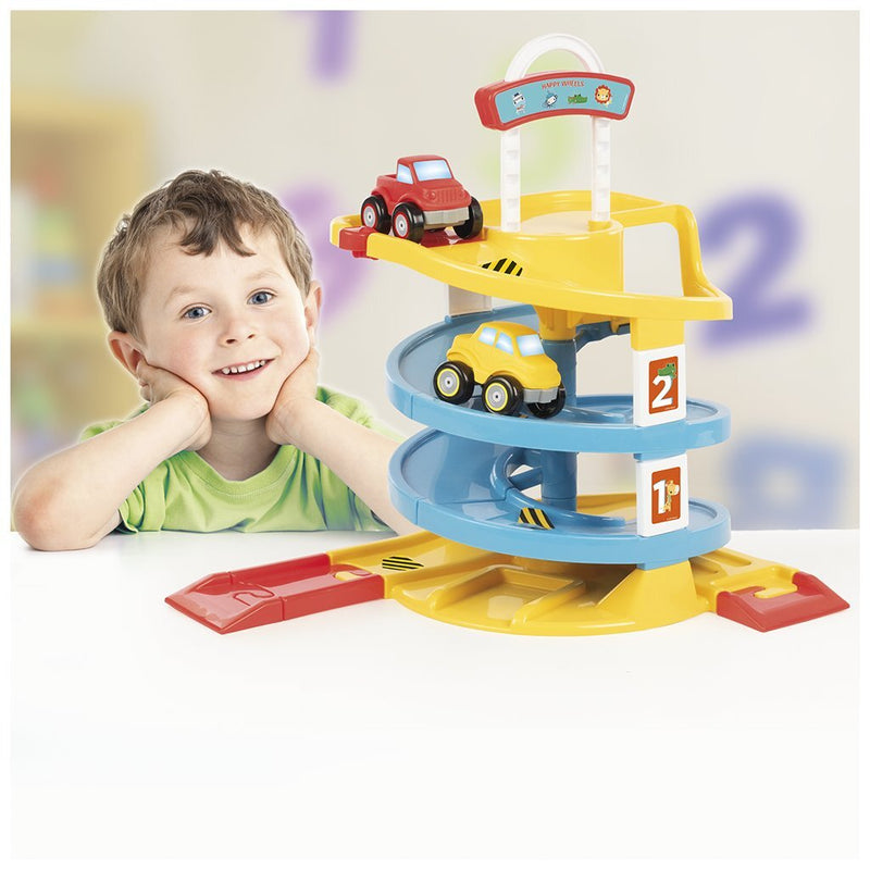 Afbeelding laden in galerijviewer, Dolu fisher price spiraal auto speelset