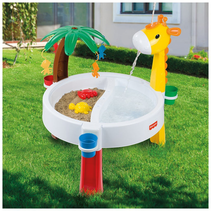 Afbeelding laden in galerijviewer, Dolu fisher price zand-watertafel + accessoires
