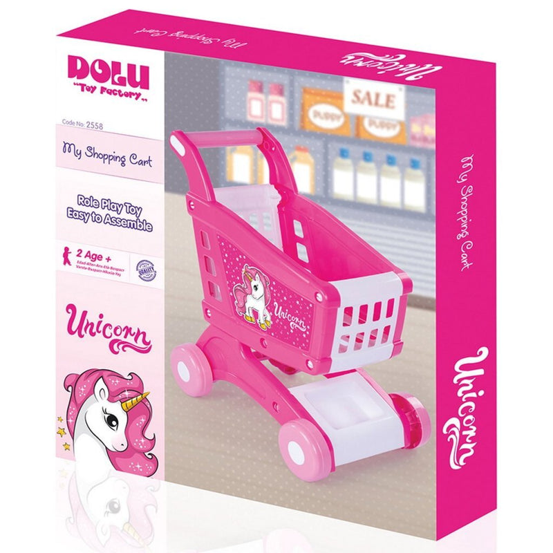 Afbeelding laden in galerijviewer, Dolu eenhoorn winkelwagen roze