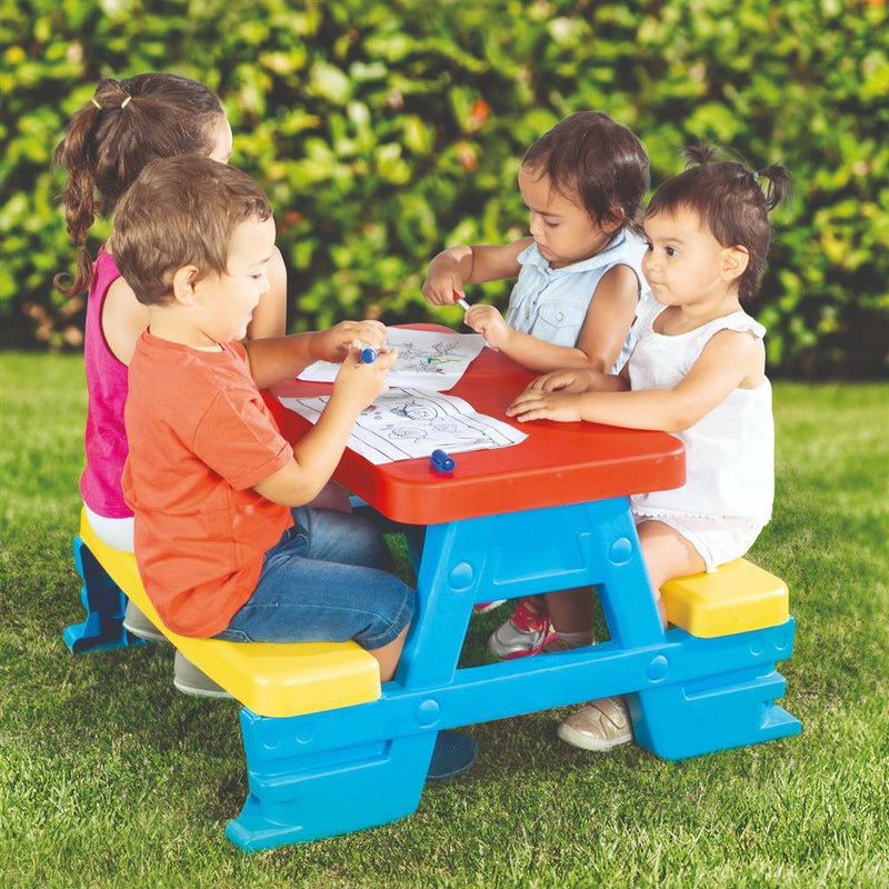 Afbeelding laden in galerijviewer, Dolu picknicktafel 43x77x71 cm