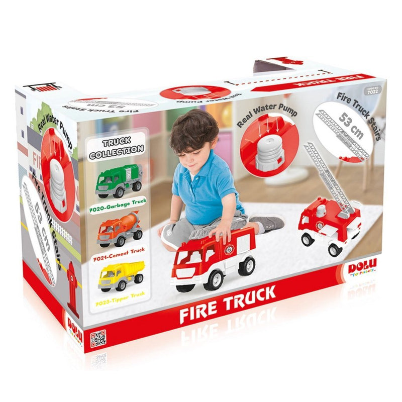 Afbeelding laden in galerijviewer, Dolu brandweerwagen rood wit