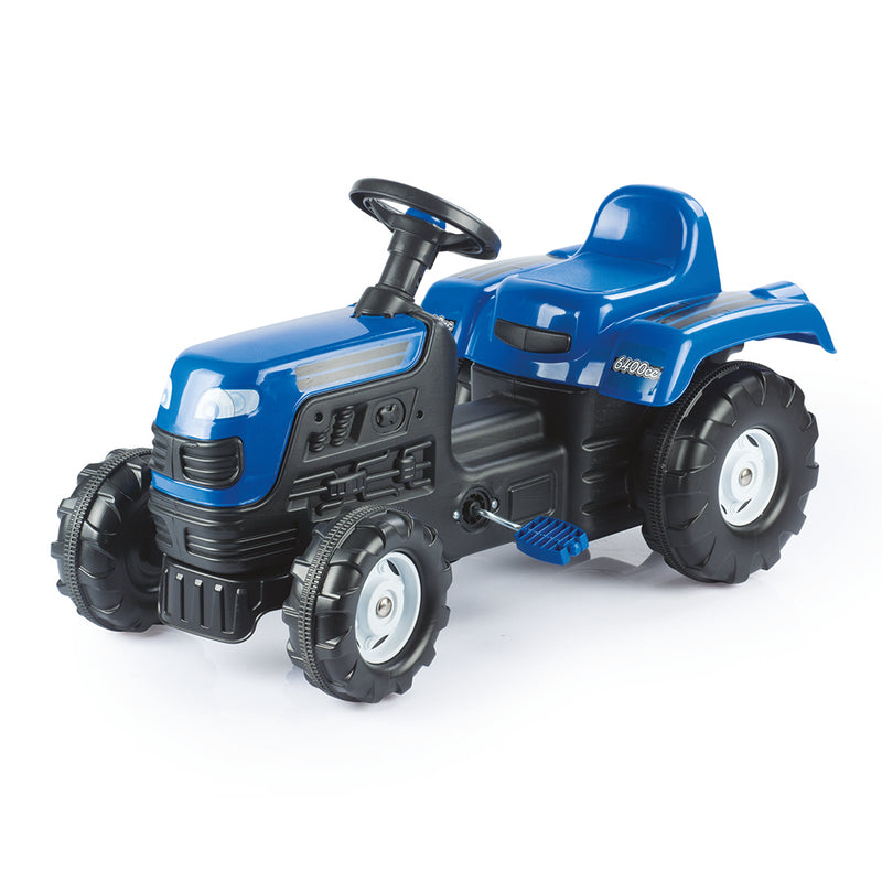 Afbeelding laden in galerijviewer, Dolu traptractor met claxon blauw zwart???????
