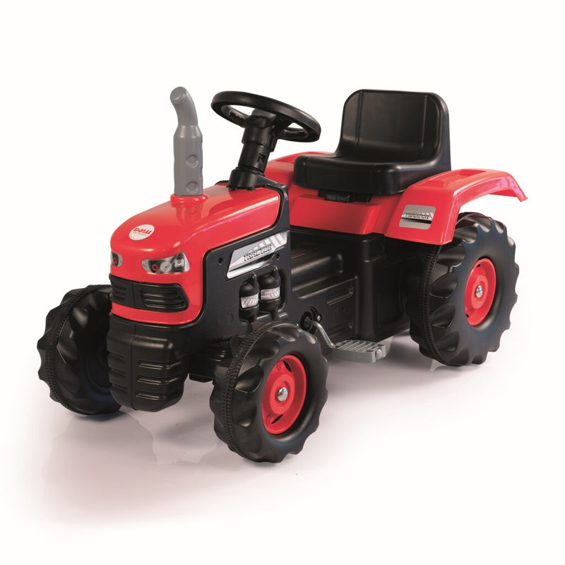 Afbeelding laden in galerijviewer, Dolu traptractor met claxon rood zwart