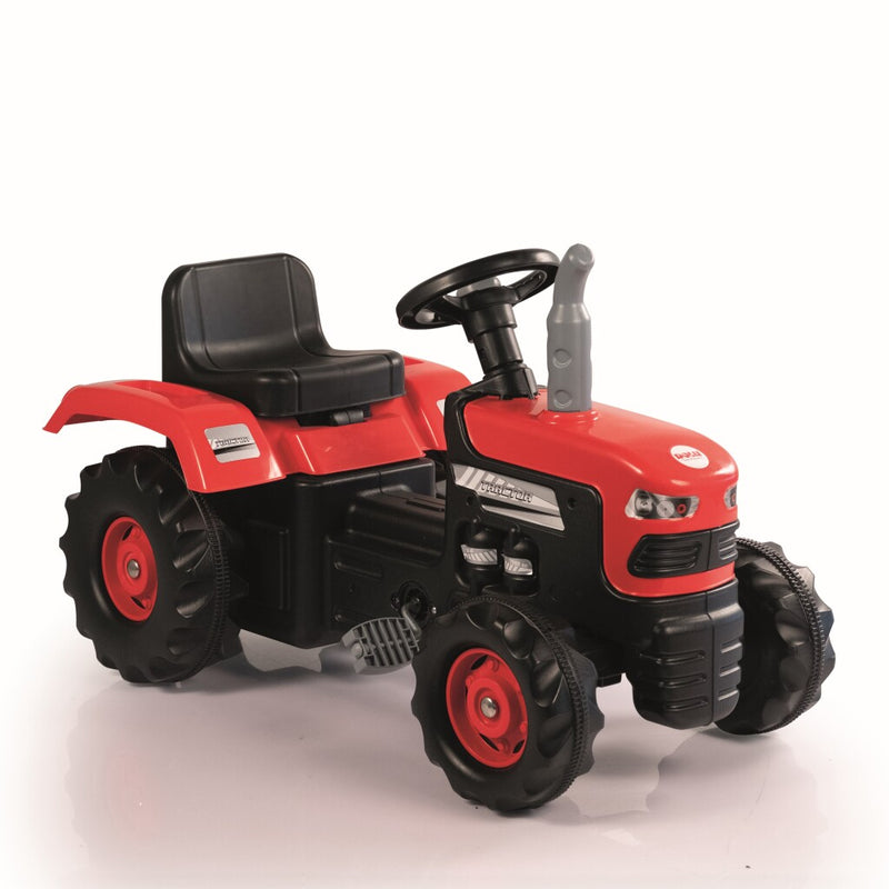 Afbeelding laden in galerijviewer, Dolu traptractor met claxon rood zwart