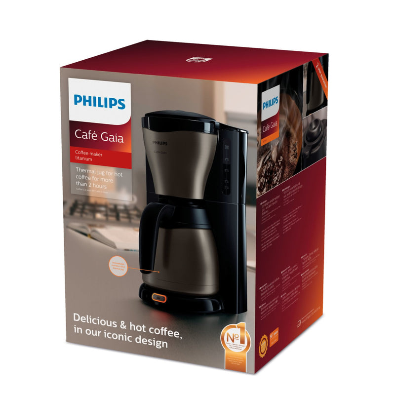 Afbeelding laden in galerijviewer, Philips hd7547 80 koffiezetapparaat titaan