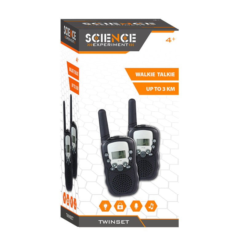 Afbeelding laden in galerijviewer, Basic science experiment t-388 walkie talkie + licht zwart