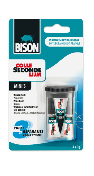 Afbeelding laden in galerijviewer, Bison bi-6309066 secondelijm mini 3x1 gram