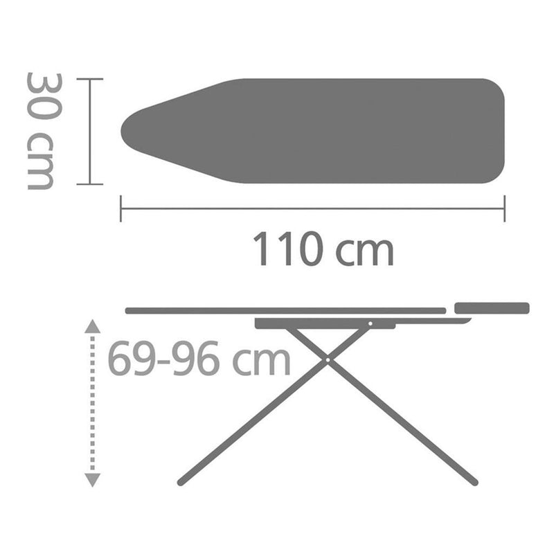 Afbeelding laden in galerijviewer, Brabantia Brabantia Strijkplank A Cotton Flower 110X30 cm