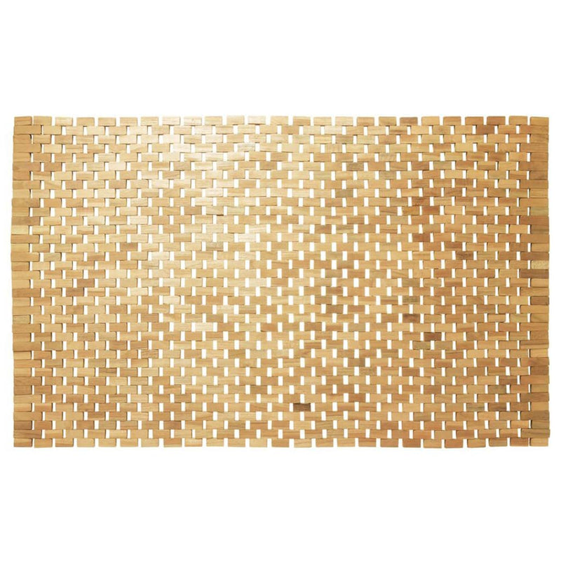 Afbeelding laden in galerijviewer, Sealskin badmat woodblock 52x90 cm naturel