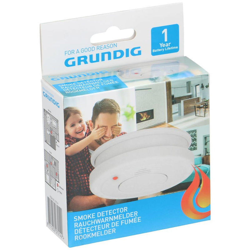 Afbeelding laden in galerijviewer, Grundig rookmelder optisch 10cm 1 jaar