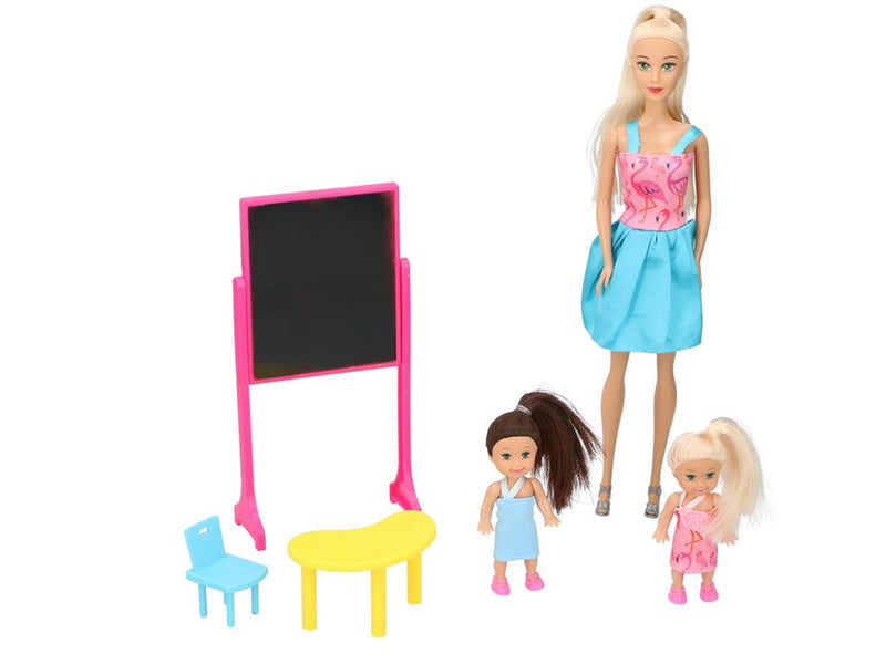 Afbeelding laden in galerijviewer, Eddy toys modepop leraar 29cm modepop lerares 29cm 6-delige set