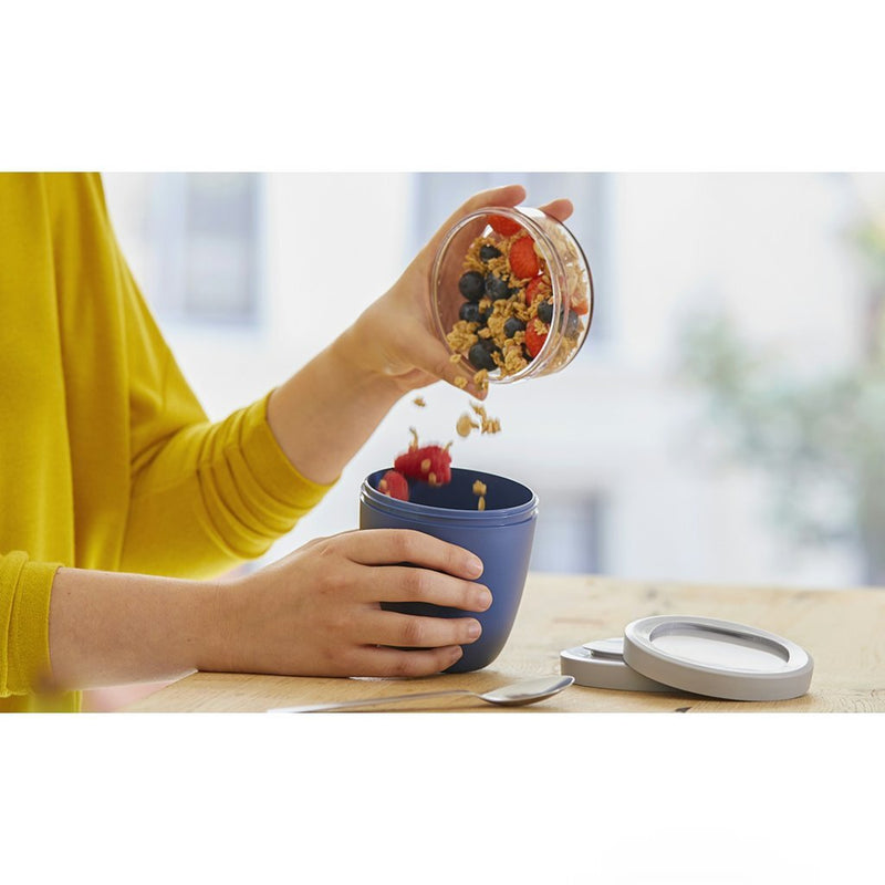 Afbeelding laden in galerijviewer, Mepal Ellipse Lunchpot 500+200 ml Nordic Denim
