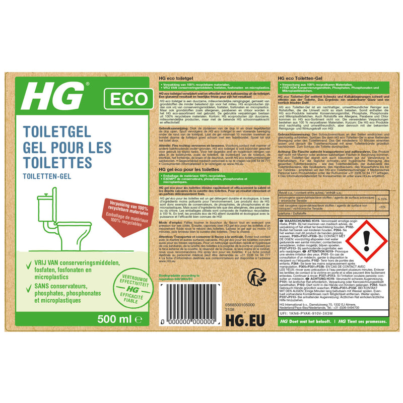 Afbeelding laden in galerijviewer, Hg eco toiletgel 500ml flacon