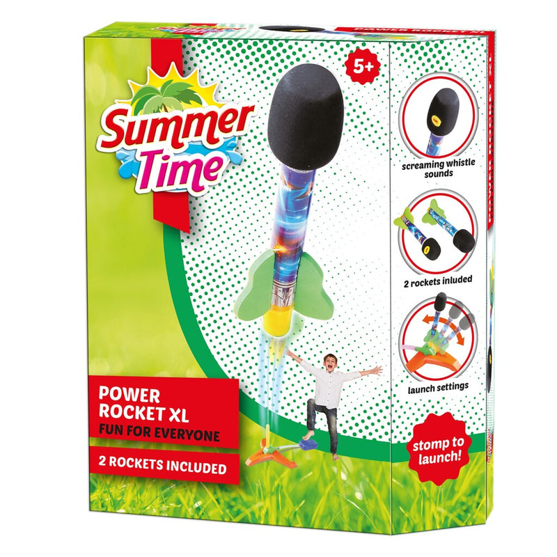 Afbeelding laden in galerijviewer, Summertime power rocket xl met 2 raketten + geluid