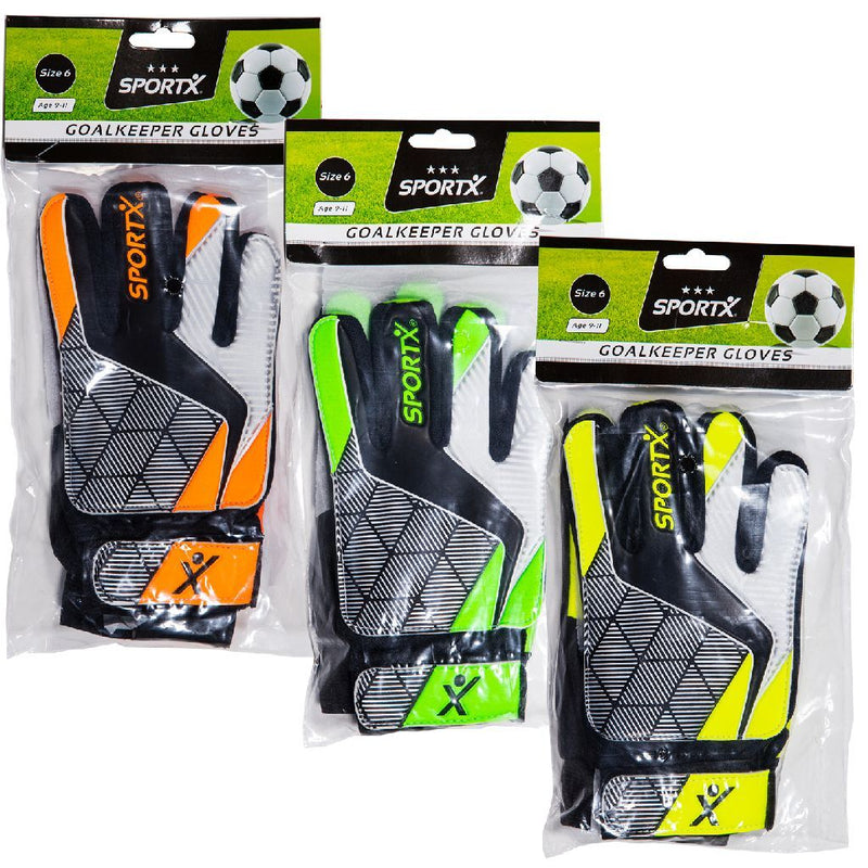 Afbeelding laden in galerijviewer, Sportx keeperhandschoenen maat 6