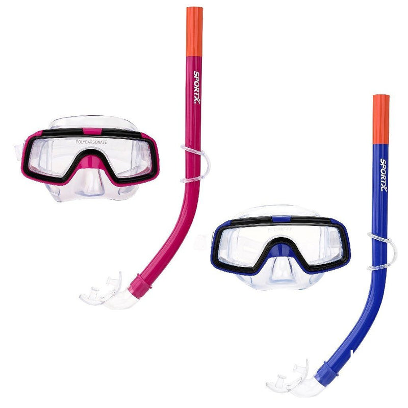 Afbeelding laden in galerijviewer, Sportx kids snorkelset 3 sterren assorti