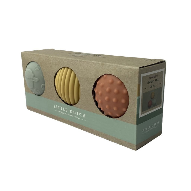 Afbeelding laden in galerijviewer, Little dutch farm zintuigballen 3 stuks