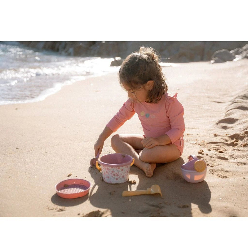 Afbeelding laden in galerijviewer, Little dutch pink flower strandset 5-delig roze