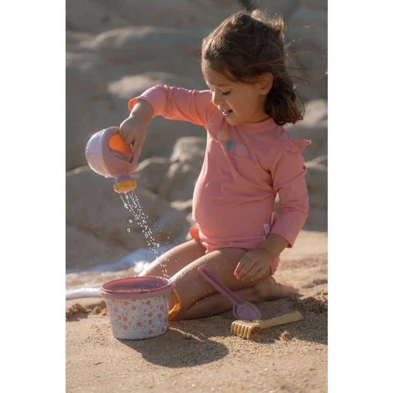 Afbeelding laden in galerijviewer, Little dutch pink flower strandset 5-delig roze