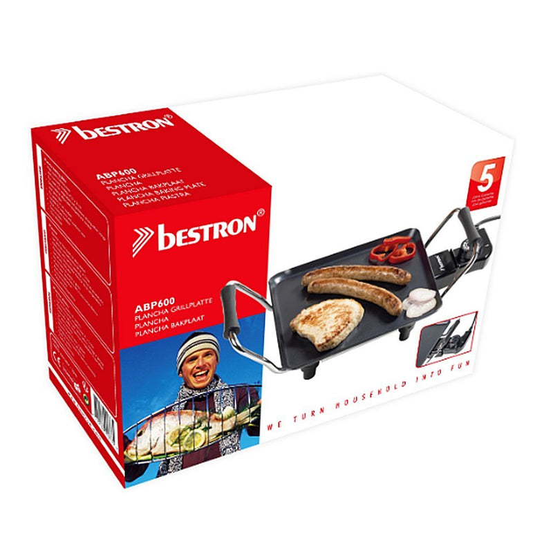 Afbeelding laden in galerijviewer, Bestron abp600 plancha bakplaat 1000w zwart