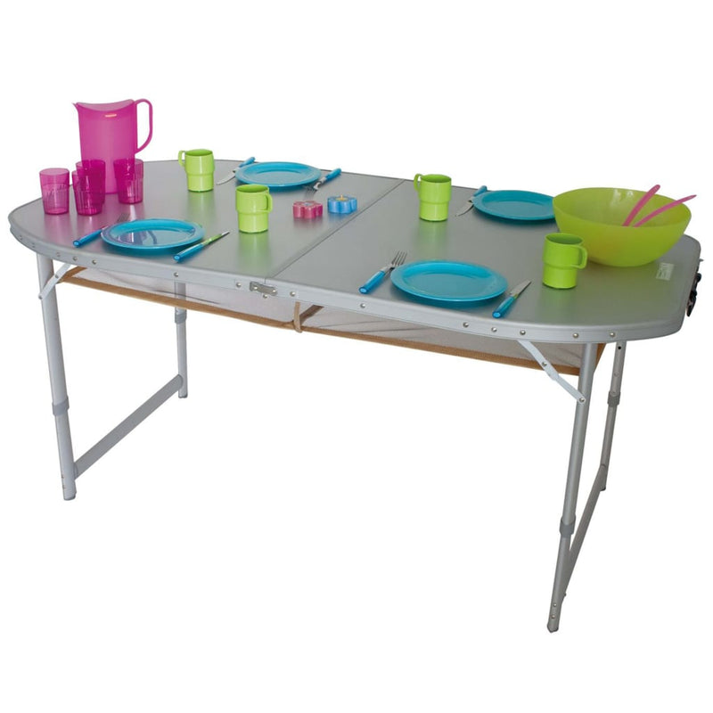 Afbeelding laden in galerijviewer, Eurotrail campingtafel crouzet 150x80 cm
