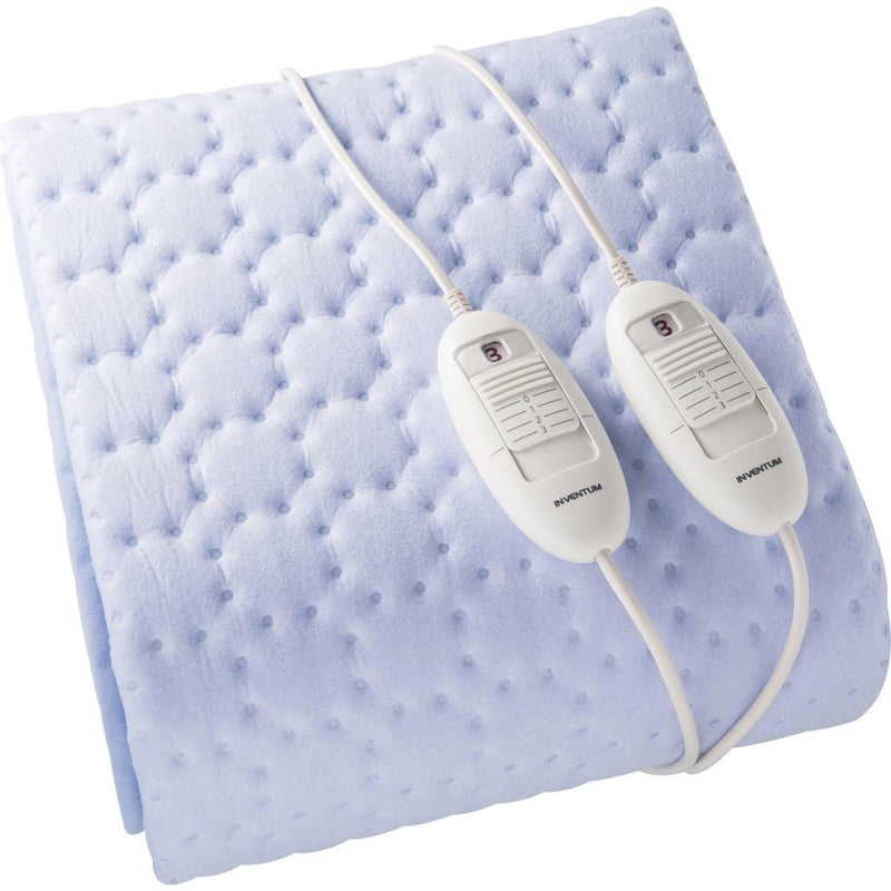 Afbeelding laden in galerijviewer, Inventum hn5211l 2 persoons elektrische deken 150x140 cm lichtblauw fleece