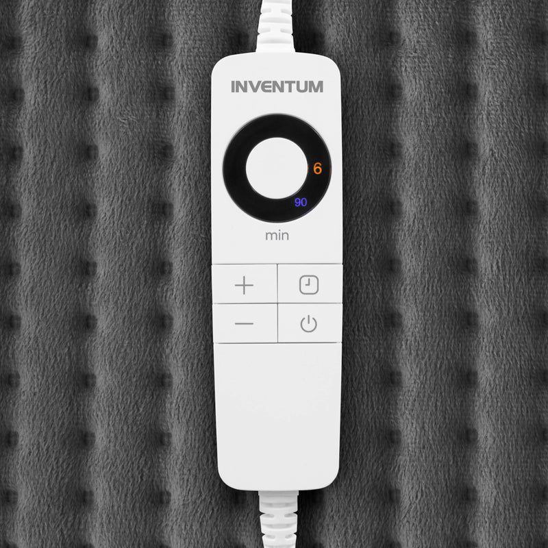 Afbeelding laden in galerijviewer, Inventum hnk184g elektrisch warmtekussen 40x30 cm grijs