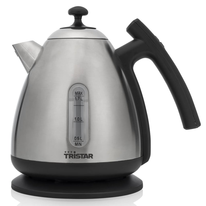 Afbeelding laden in galerijviewer, Tristar Tristar Waterkoker digitaal WK-3403 2200 W zilverkleurig en zwart