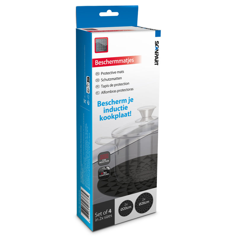 Afbeelding laden in galerijviewer, Scanpart speed inductiemat set 2x20 2x26 cm zwart