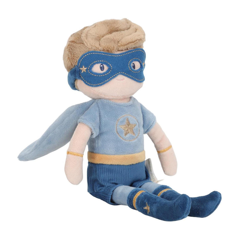 Afbeelding laden in galerijviewer, Little dutch superhero knuffelpop jim - 35 cm
