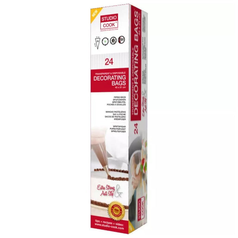 Afbeelding laden in galerijviewer, Basic studio cook decoratie wegwerp spuitzakken 24 stuks
