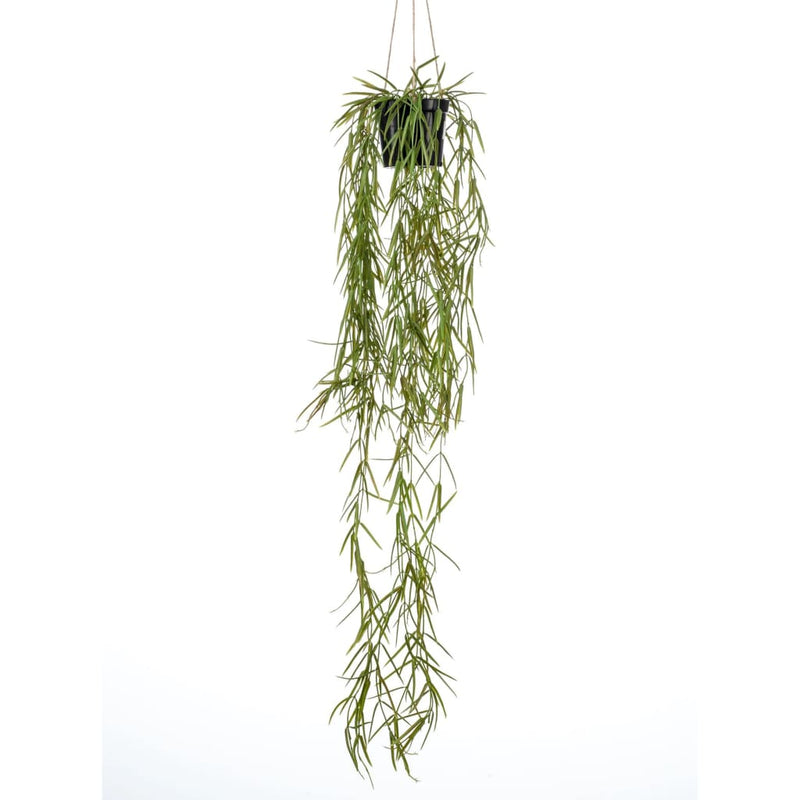 Afbeelding laden in galerijviewer, Emerald kunstplant hangend in pot wasbloem 80 cm
