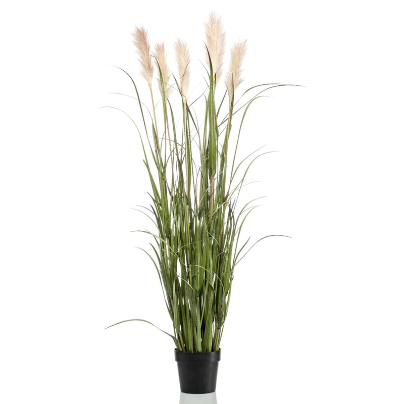 Afbeelding laden in galerijviewer, Emerald kunstplant in pot pampasgras 160 cm
