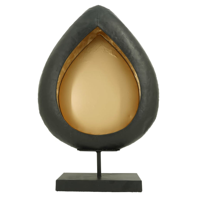 Afbeelding laden in galerijviewer, Lesli Living Lesli Living Kaarsenstandaard druppelvormig op standaard 23x11x41 cm