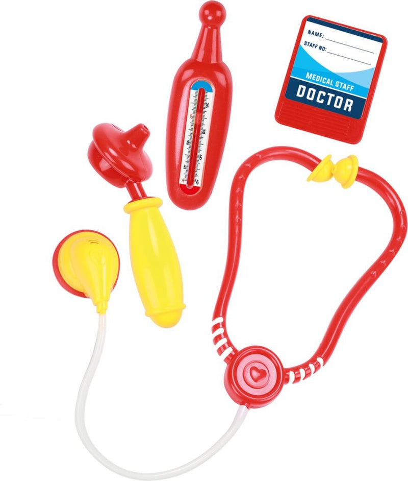 Afbeelding laden in galerijviewer, Toi-toys doktersset in tas met spuit en thermometer