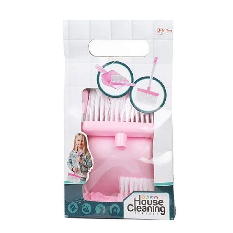 Afbeelding laden in galerijviewer, Toi-toys house cleaning speelset 3-delig roze wit