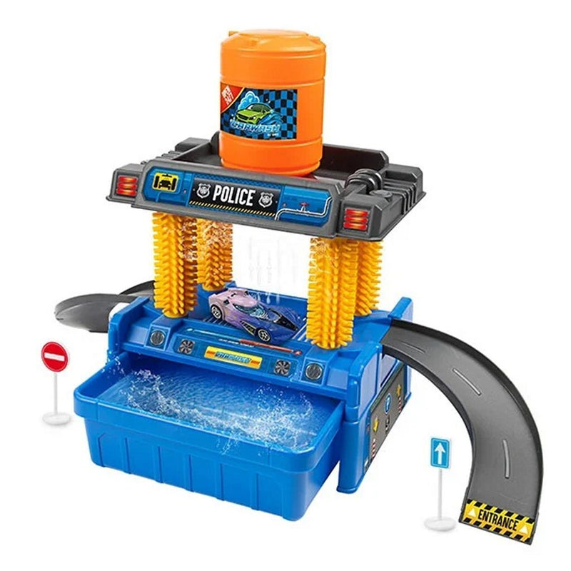 Afbeelding laden in galerijviewer, Toi-toys turbo racers car wash set