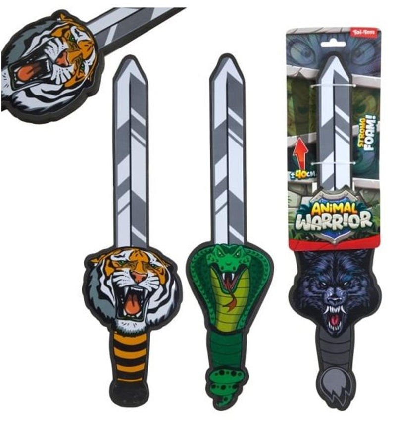 Afbeelding laden in galerijviewer, Toi-toys foamzwaard wild dier 42cm