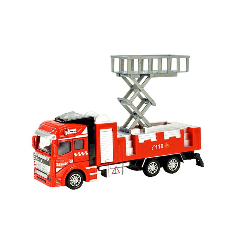 Afbeelding laden in galerijviewer, Metal die-cast brandweerauto