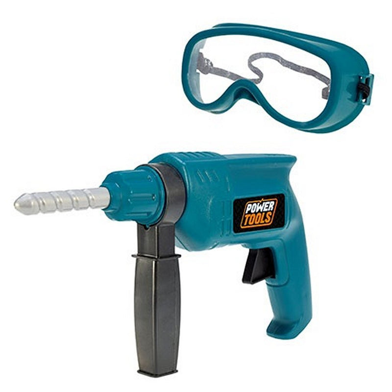 Afbeelding laden in galerijviewer, Toi-toys power tools boor met veiligheidsbril