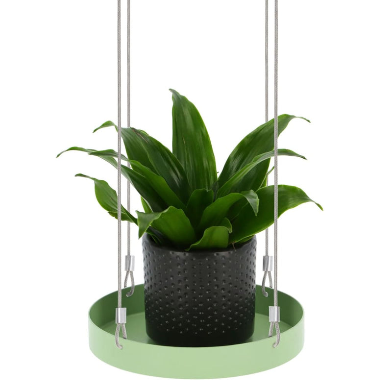 Afbeelding laden in galerijviewer, Esschert design plantenblad hangend rond s groen