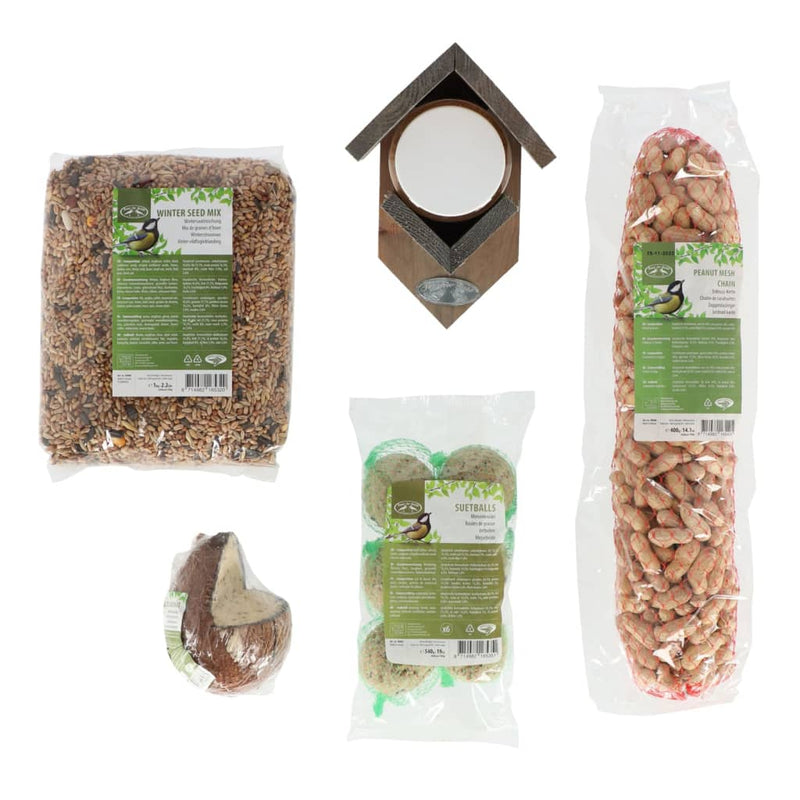 Afbeelding laden in galerijviewer, Esschert design vogelvoederset compleet l