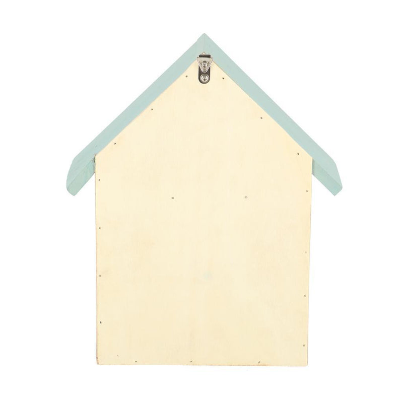 Afbeelding laden in galerijviewer, Esschert design houten insectenhotel 10x24x29 cm naturel mintgroen