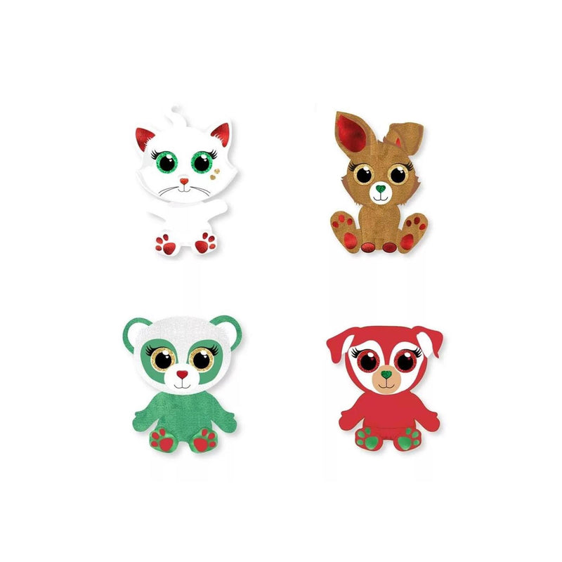 Afbeelding laden in galerijviewer, Ojo kerstmis pluche collectables 10cm 4 assorti