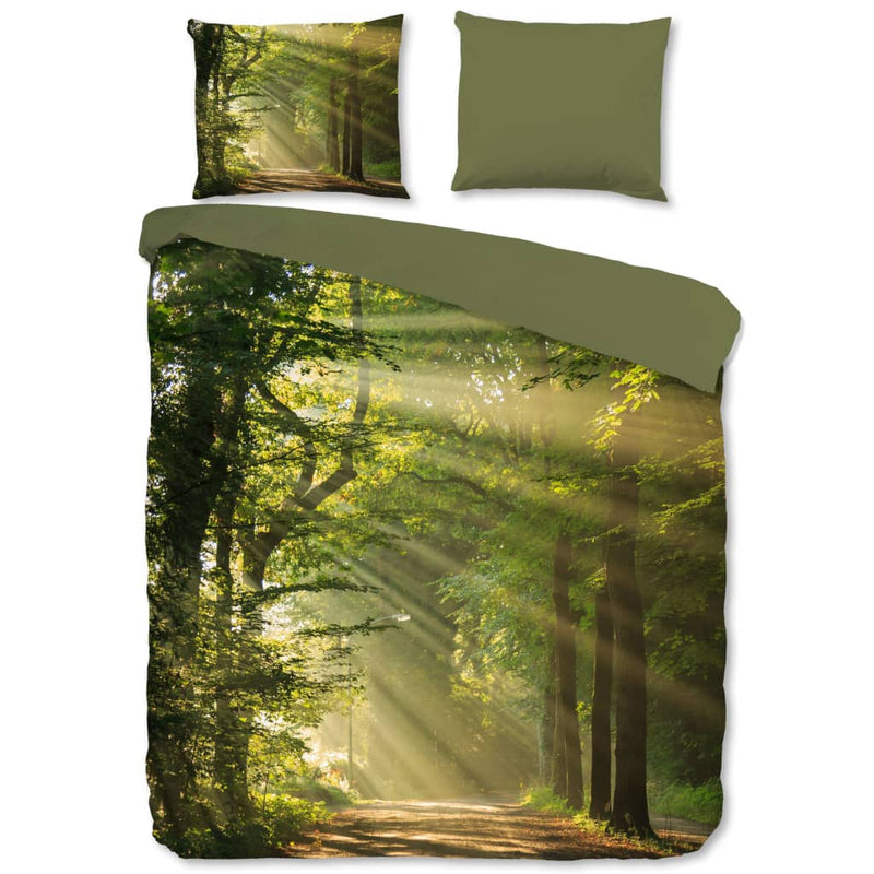 Afbeelding laden in galerijviewer, Good Morning Good Morning Dekbedovertrek WOODS 140x200 220 cm groen