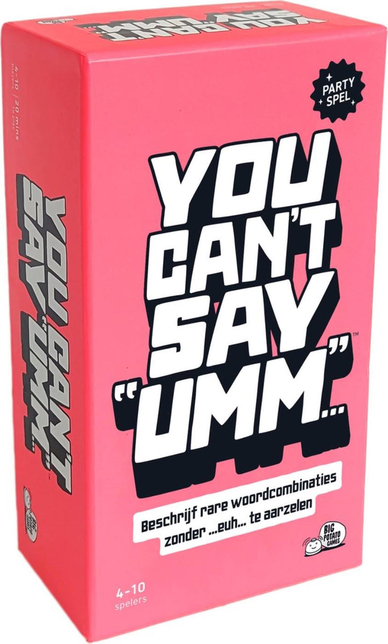 Afbeelding laden in galerijviewer, Asmodee you can't say umm party kaartspel (nl versie)