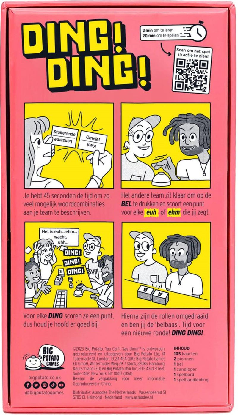 Afbeelding laden in galerijviewer, Asmodee you can't say umm party kaartspel (nl versie)