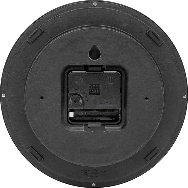 Afbeelding laden in galerijviewer, Nextime nx-7321zw wandklok nxt diameter 20cm kunststof zwart, witte wijzerplaat