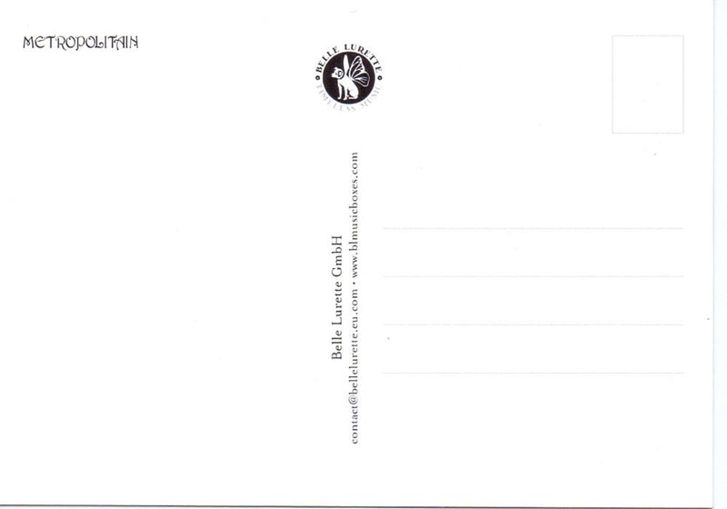 Afbeelding laden in galerijviewer, Prentbriefkaart cd02: metropolitain 6 st